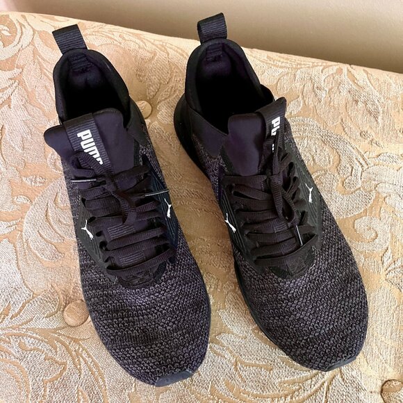 Puma Enzo Beta Woven * Size 9-1/2 Mens * Black/Black * Athletic * Lightweight - Picture 2 of 8